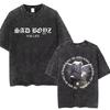 Washed Vintage Junior H Sad Boyz Tour T Shirts Men Women Hip Hop Fashion Tshirt Mens Oversized Crewneck Short Sleeve Tshirts