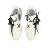 adidas Originale Yeezy Boost 350 V2 Niedrige Freizeitschuhe Unisex Schwarz Weiß HQ6316(Team373-)