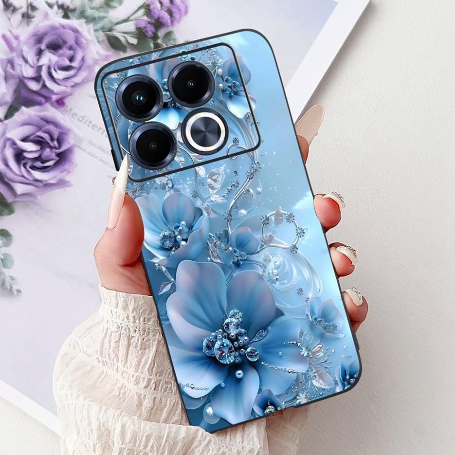 For Infinix Note 40 5G Case X6852 New Luxury Painted Cover Soft Silicone Phone Case For Infinix Note 40 Pro Plus Note40 4G Shell