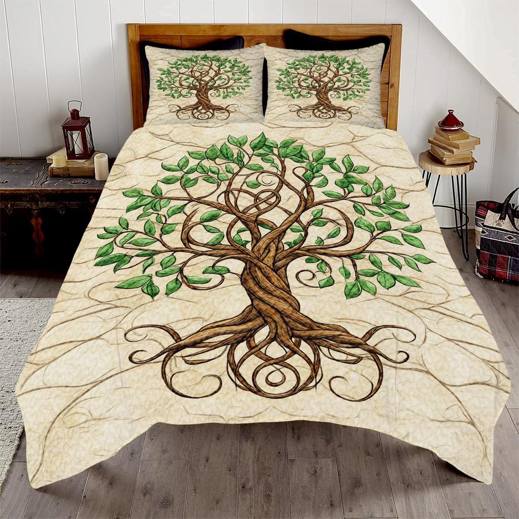 Old Tree Duvet Cover Sets For Kids Teens Queen Quilt Covers Lightweight Down Bedroom Decor 2 Pillowcases 1 Duvet Cover No Quilt