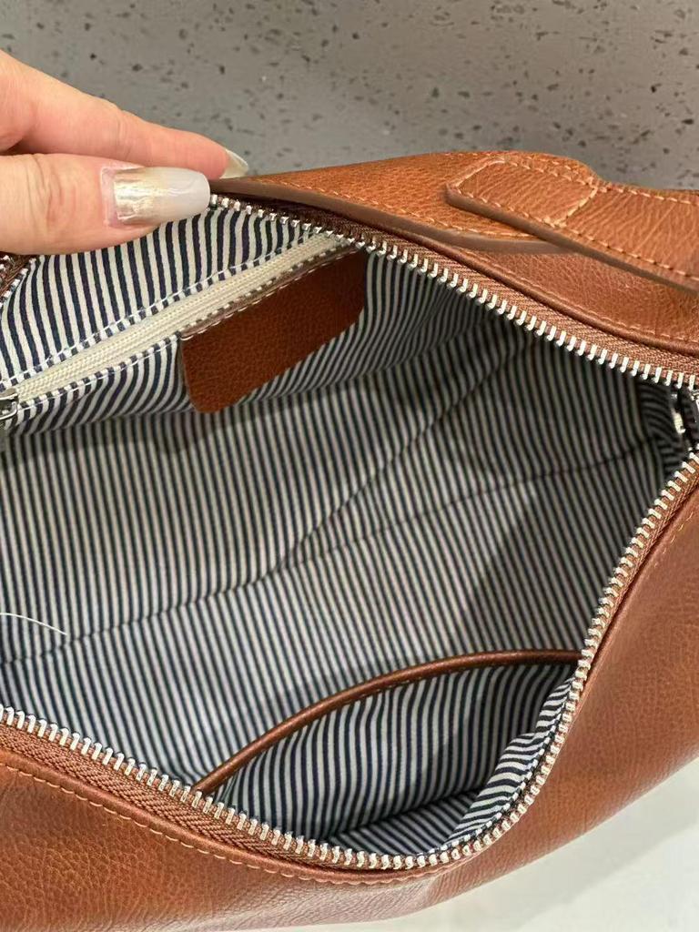 2025 Korean Style Women's Large Capacity Genuine Leather Crossbody Bag