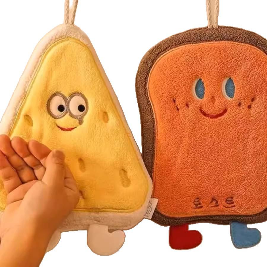 Pengyi Cartoon Hand Towel: Absorbent, Cute, Multi-Size Square Handkerchief