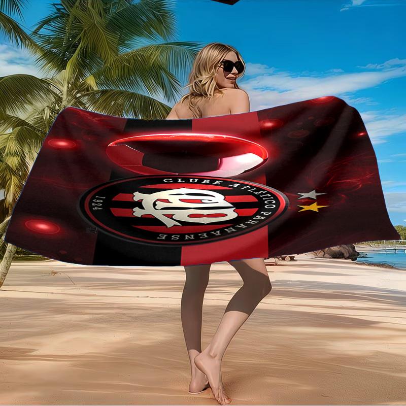 Atletico Paranaense Crest Beach Towel Microfiber Beach Towel, Lightweight and Quick-Dry, for Summer Travel, Swimming Pool Fan Birthday Gift