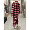 Triumph 100  Cotton London Check Pajama Set Red  Tdmpj812tdwpj812rd 