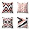 Polyester Pillow Case Automobile Decoration Home Printed Pillow Case Automobile Sofa Simple Waist Cushion Cover