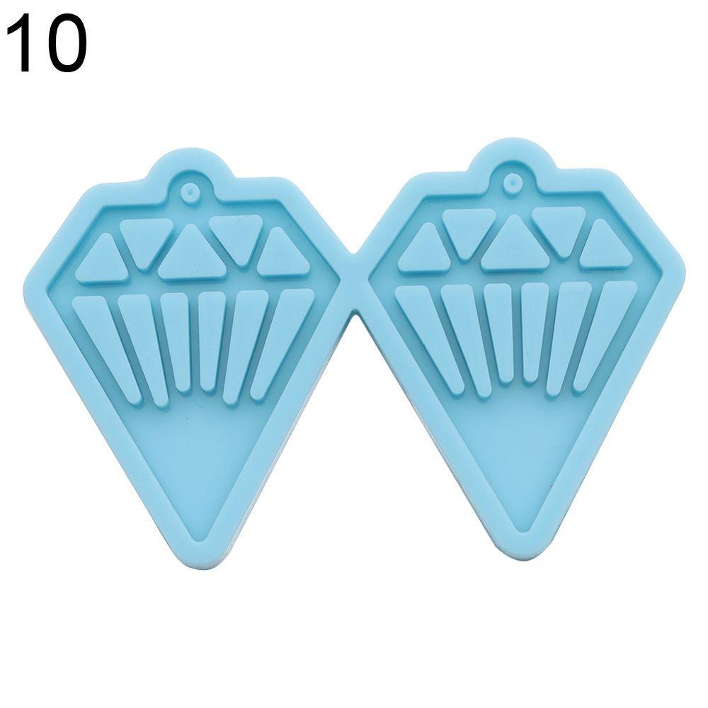 Jewelry Casting Mould Silicone Earrings Mold Epoxy Resin Mold Ear Studs Keychain Pendant