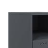 Nightstand Anthracite 36 X 39 X 43.5 Cm Steel