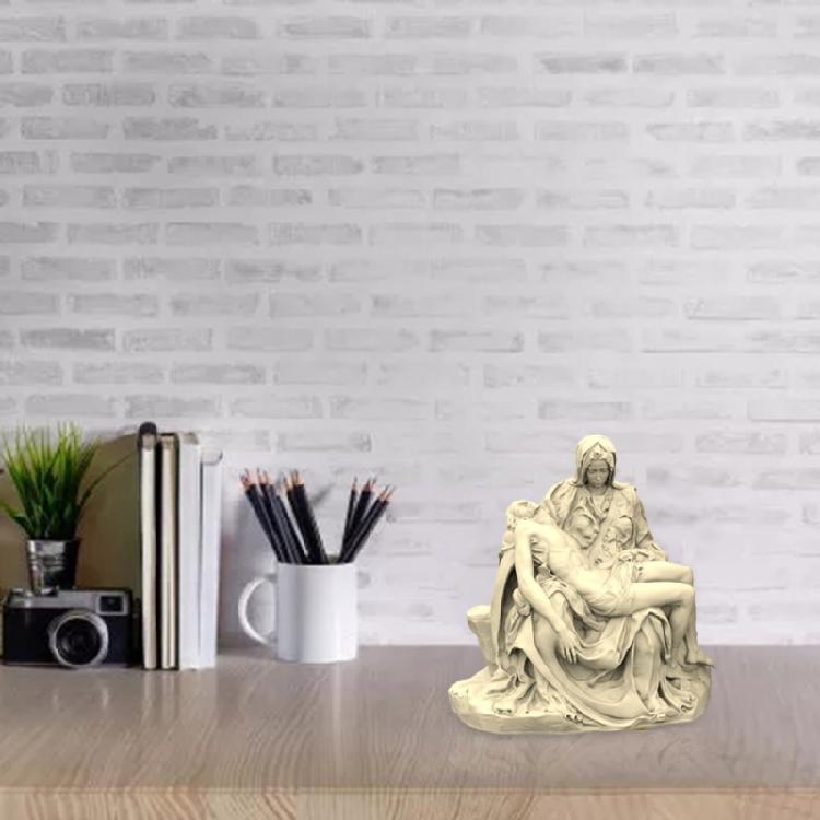 Pieta Silicone Stand Ornaments Resin Mould Resin Statue Mold Candle Making Mold