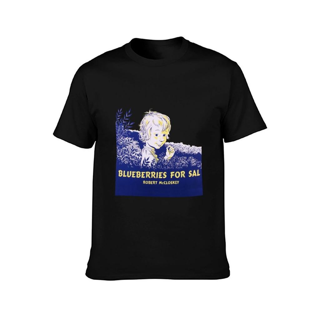Blaubeeren für Sal klassische Illustration T-Shirt Strapazierfähiges lässiges Arbeits-T-Shirt