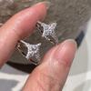 Korean Zircon Mango Ear Buckle Cold Style Personality Fashion Trend Versatile Earrings Earrings Women