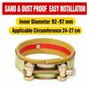 Thick Excavator Dust Boot Wear Proof Grease Isolate Pin Joint Dust Guard Clamp Lock Easy Mount Heavy Machinery Seal Cap