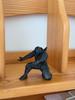 Desktop Art Ninja Pen Holder 3D Printed Figurine Pencil Organizer Unique Desk Decor Craft Study Room Shelf Display