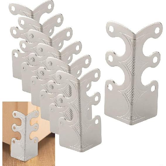

Металлические защитные уголки для плинтуса, 24 шт. Защитные уголки для плинтуса из цельной латуни, винтажная декоративная защитная крышка для плинтуса, деревянные корпуса, серебряный