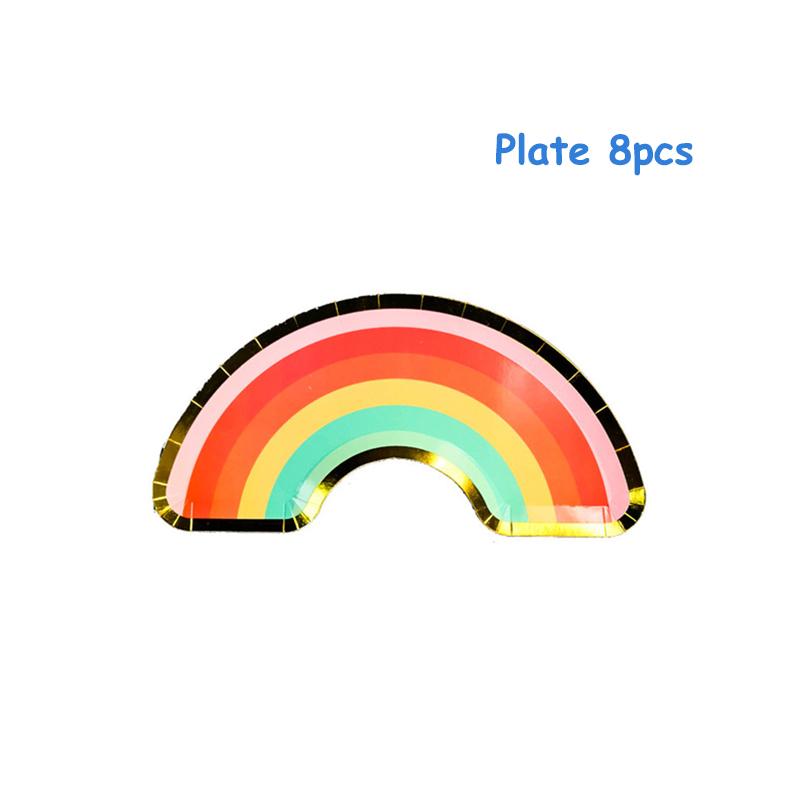 Environmental Theme Blue Sky And White Cloud Party Tableware Paper Plate Cup Balloon Birthday Baby Shower Wedding Decor Supplies