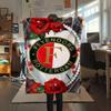 1PC Feyenoord Patterned Flannel Blanket Suitable For All Seasons for Home Decor Warmth and Comfort Gifts Holiday Present