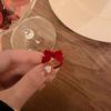 Anello Trendy Ragazza Carina Dolce Fioccato con Fiocco Retro Anello Dito Indice Moda di Nicchia Anello Semplice