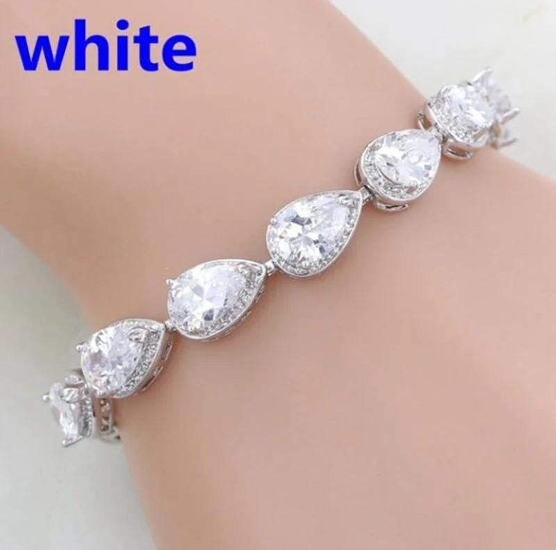 Fashion Crystal Gem Bracelet Temperament Elegant Charm Bracelet Jewelry Gift for Women