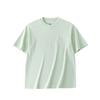 Comfortable Casual Simple Round Neck Pullover Short Sleeve Knit Top Unisex Tops Mugwort-Green 172428112-3