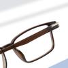 New Ultra Light TR90 Square Anti Blue Light Glasses High-end Simplicity Comfortable Business Men and Women Plain Eyeglasses