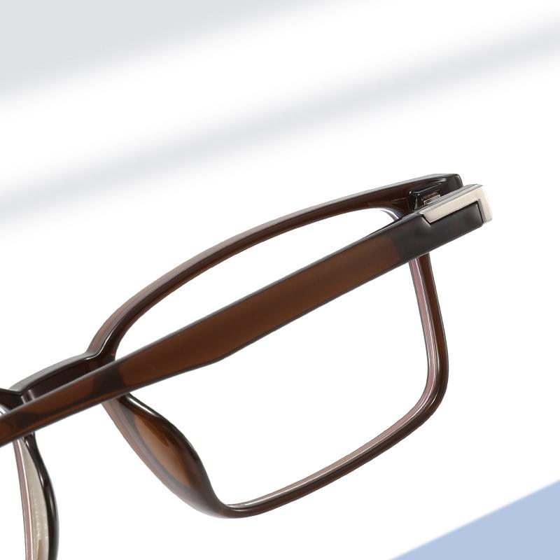 New Ultra Light TR90 Square Anti Blue Light Glasses High-end Simplicity Comfortable Business Men and Women Plain Eyeglasses