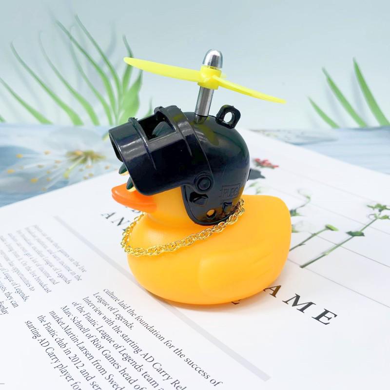 Wind-Resistant Electric Yellow Duck Dashboard Ornament
