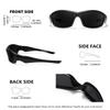 Z87 Sport Safety Glasses Men UV400 Impact Resistant Wrap Around Driving Cycling Outdoor W8702