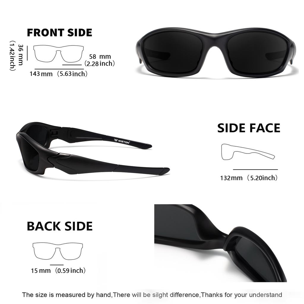 Z87 Sport Safety Glasses Men UV400 Impact Resistant Wrap Around Driving Cycling Outdoor W8702