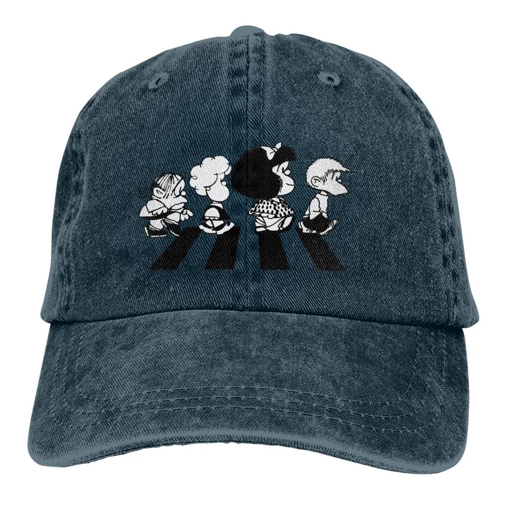 Her Friends Baseball Caps Peaked Cap Mafalda Cartoon Sun Shade Hats for Men