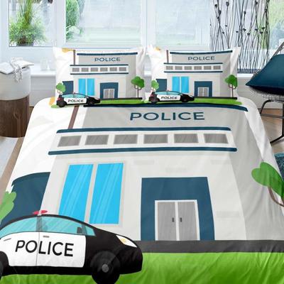 Cartoon Car Down Comforter Set Bedding Set 3-piece Duvet Cover Set
