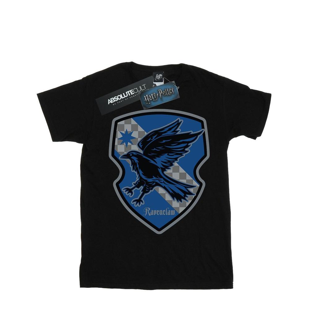 HARRY POTTER Mens Ravenclaw Crest Flat T-Shirt