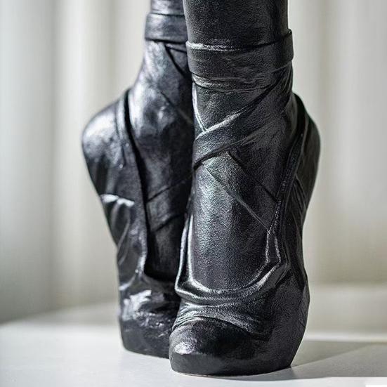 Balletsko Blomstervase Moderne Blomsterarrangement Borddekoration Abstrakt Kunst Danse sko Dekorativ Vase til Sofabord Kontorhylde Gaver