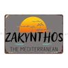 Cool For Lovers Of Warm Countries Zakynthos The Mediterranean Metal Plaque Poster Printing Cinema Wall Vintage Tin Sign Poster