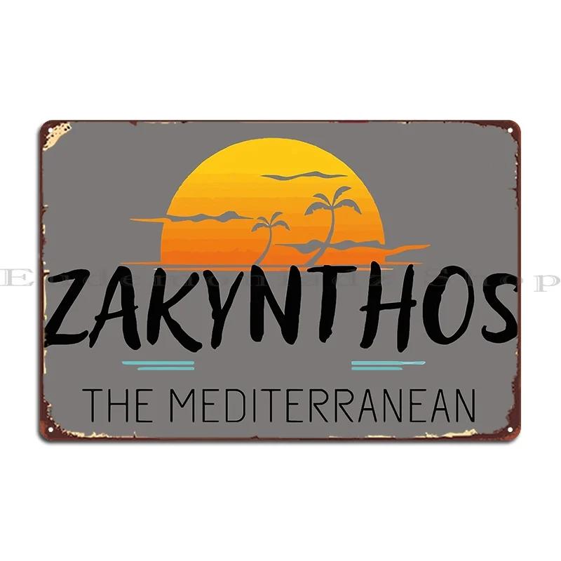 Cool For Lovers Of Warm Countries Zakynthos The Mediterranean Metal Plaque Poster Printing Cinema Wall Vintage Tin Sign Poster