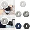 Ear Piercing Pillow O Shaped with Protector Cotton Blend Washable Cover Comfortable Side Sleeping Pillow 30cm