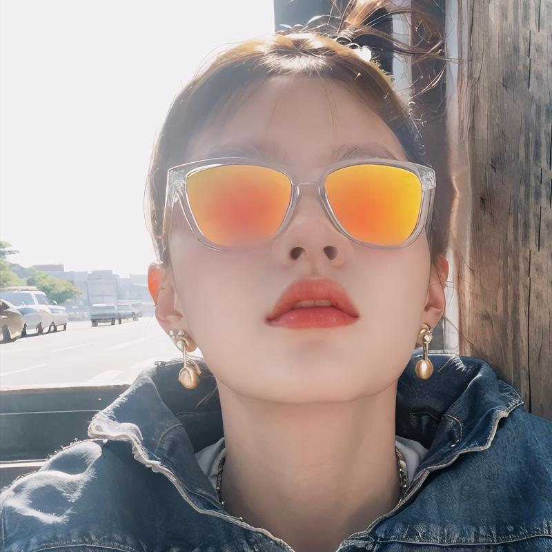 New Vintage Colorful Sunglasses Uv400 Protection Outdoor Sports Glasses Windproof Anti-Ultraviolet Hiking Climbing Goggles
