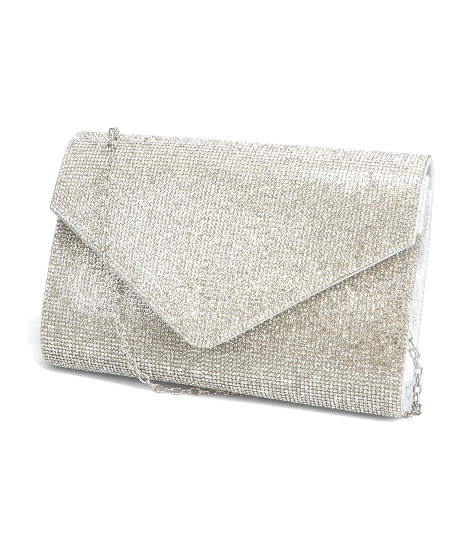 Oriental Traffic Rhinestone Envelope Clutch BagMOB021