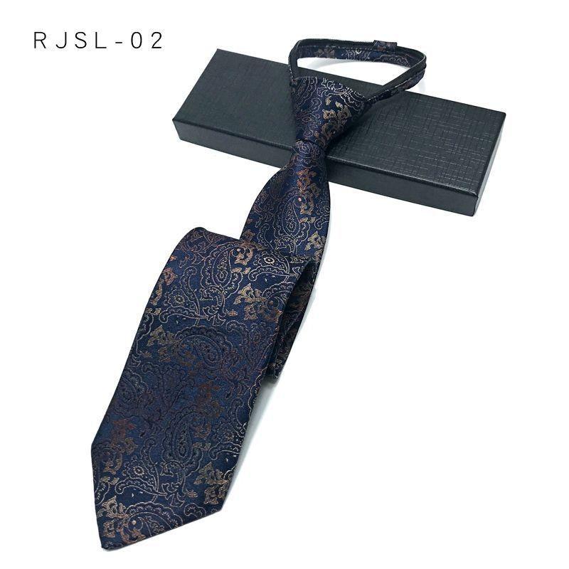 Childrens Tie With Zipper Closure For Formal Events And School Uniforms