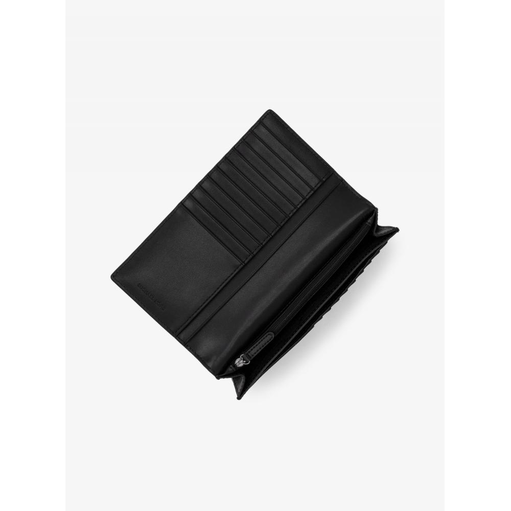 Michael Kors Cooper Flap Wallet Large 36s5lcom2u1 Black