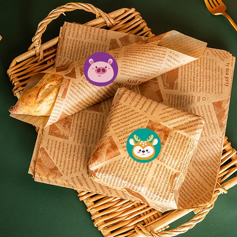 

500 шт. мультяшные круглые наклейки для упаковки рисовых шариков, наклейки для сумок с водорослями нори, инструменты для форм для приготовления суши, аксессуары для бэнто