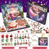 Gold Christmas Countdown Calendar: DIY Jewelry Set Gift