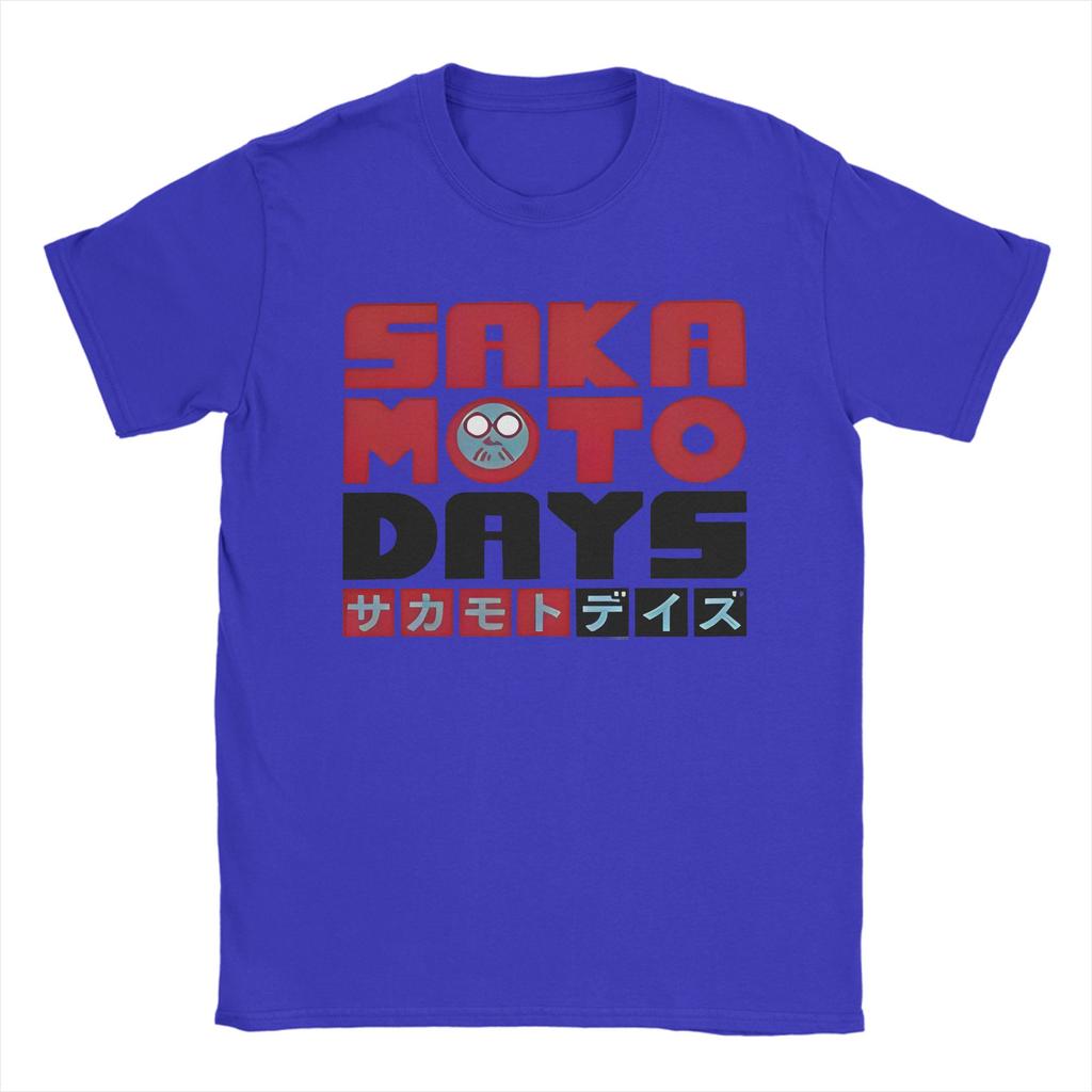 Sakamotos Days T-Shirt Unisex Unisex Neuheit Baumwolle T-Shirts Rundhals Kurzarm T-Shirt Große Größen Kleidung