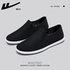 Cloth Shoes  New Comfortable and Lightweight Cloth Shoes Casual Breathable Middle-aged and Elderly One-pedal Soft Sole Single