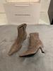 Retro Pointed Cat Heel Short Boots Women's Autumn and Winter Suede Elastic Thin Boots Show Thin High Heel Boots Stiletto High Heel Shoe Temperament