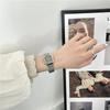 Dropshipping Brand Minimalist Temperament Small Dial Square Quartz Watch Female Student Steel Band Wristwatch Relogio Feminino