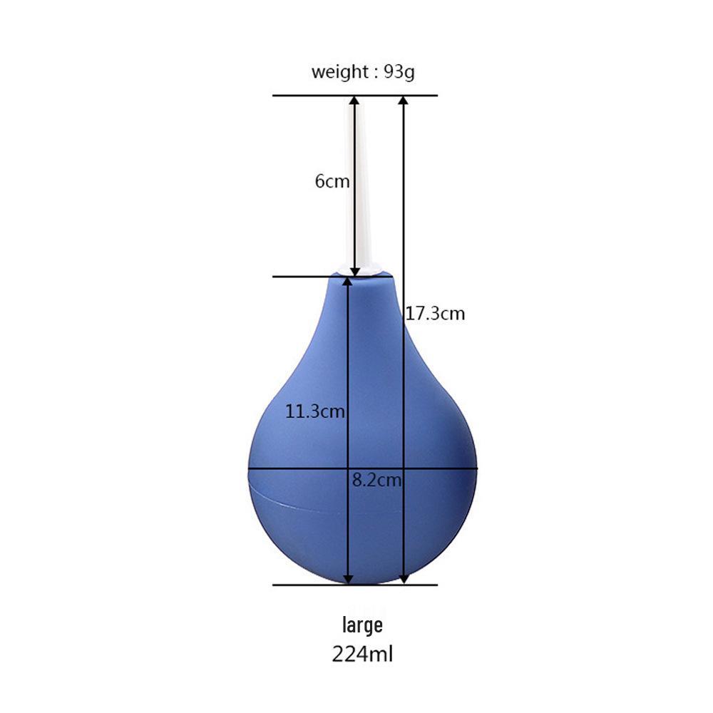 High-Capacity Spherical Enema Cleanser for Adults