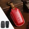 Pure Handmade Key Cover Is Suitable for Toyota Key Bag Camry Asian Dragon Genuine Leather Car Key Bag Crazy Horse Leather.
