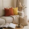 4PCS Solid Color Corn Kernel Throw Pillow Cover Grainy Texture Pillowcase  Farmhouse