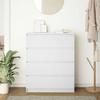 Sideboard White 80 X 35 X 99 Cm Particle Board