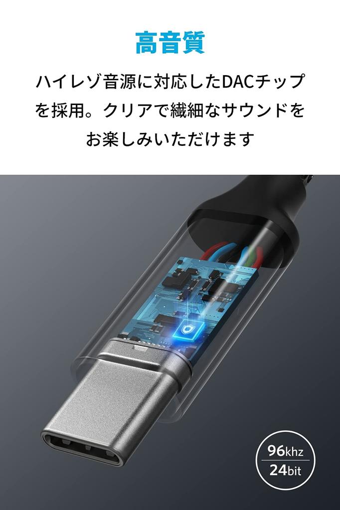 Anker 2.4G 5G 64G 128G Audio Adapter Hohe Auflösung Kompatibel Hohe Haltbarkeit für MacBook Air Pro iPad Pro Android Geräte USB-C & 3,5 / / / / Typ-C