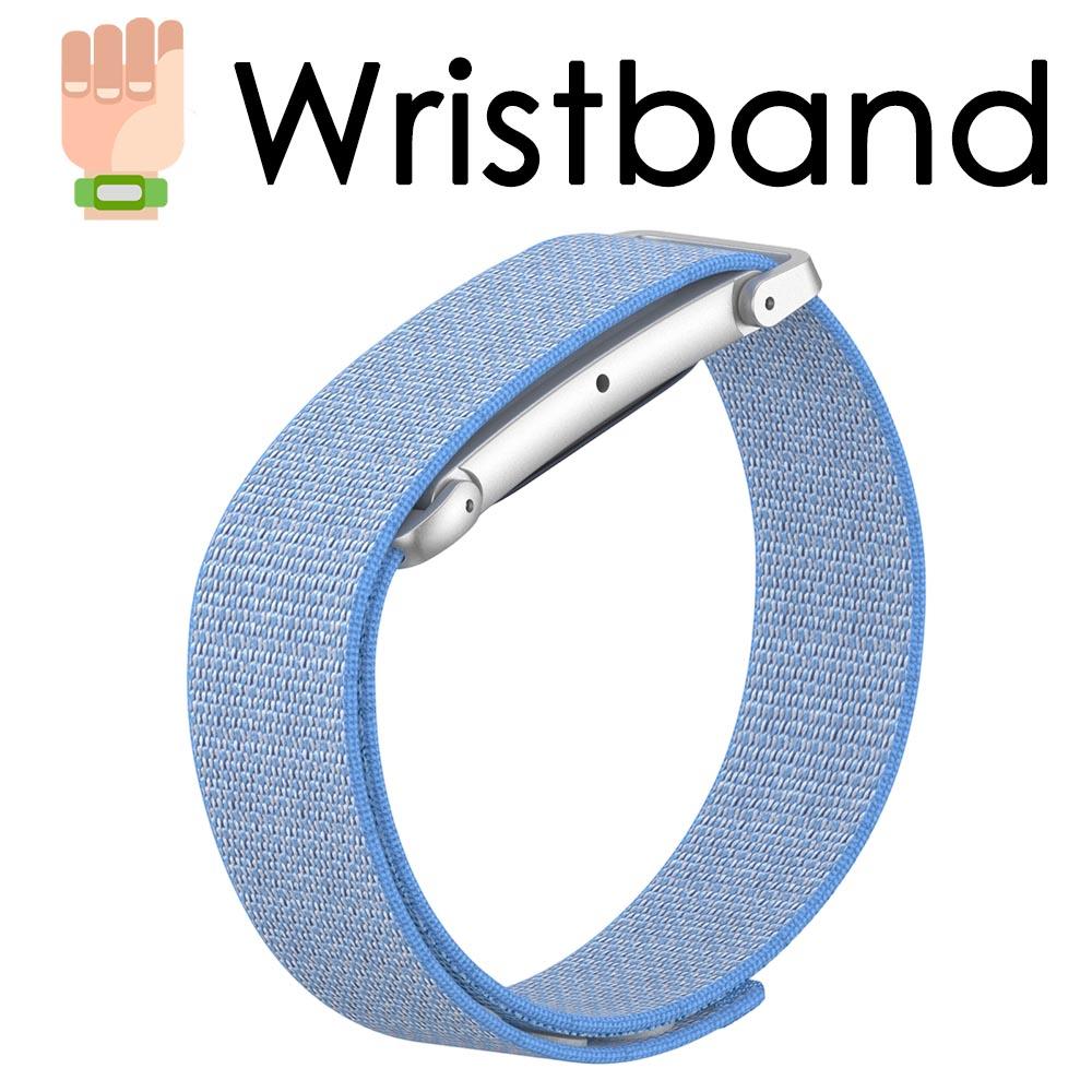 Nuovo cinturino bicipite in trama di nylon per Google Fitbit Air Strap, cinturino di ricambio per fitness tracker da polso/braccio per Google Fitbit Air Band